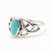 Trinity Celtic Turquoise Ring // 925 Sterling Silver // Hand Cast // Sterling Celtic Turquoise Ring // Celtic Jewellery