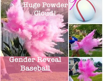 BASEBALL Gender Reveal Ideas Baseball Reveal Gender Reveal Ball Gender Reveal Party Reveal Ball Baby Girl Baby Boy