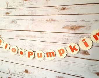 Little Pumpkin Fall Baby Shower Garland