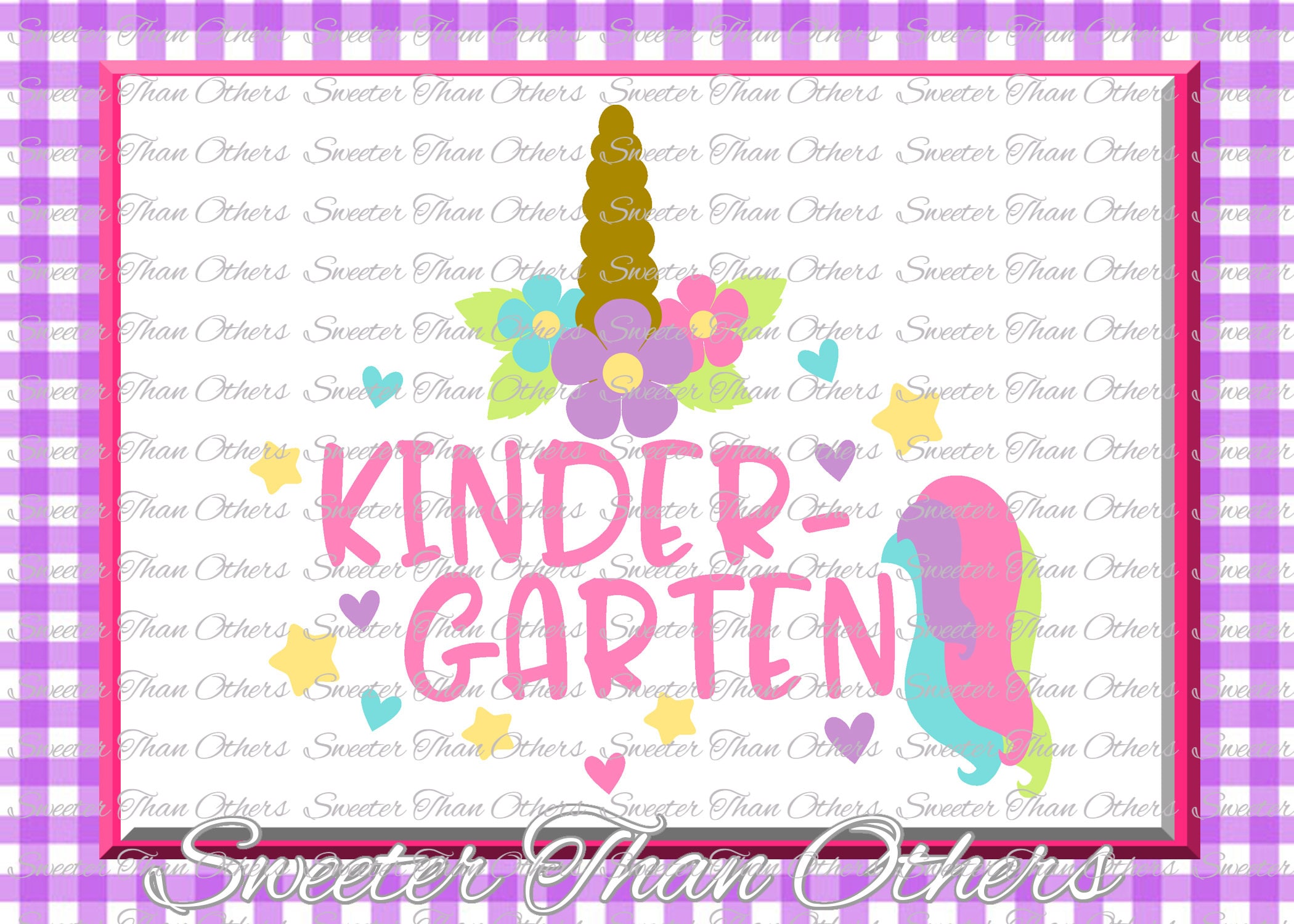 Download Unicorn Svg Kindergarten SVG Kinder cut file First Day of