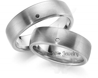 His & Hers Wedding Rings10K Two Tone Gold Matching Wedding