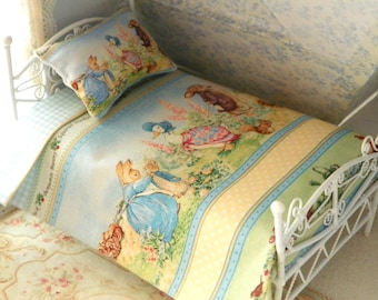 1/12 scale bed sheets,bed linen