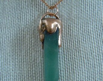 Aventurine Drip Pendant