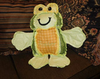 Frog - ragged Edge Stuffed Toy