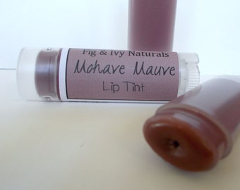 Mohave Mauve Lip Tint - Natural Tinted Lip Balm - Mineral Lipstick - Earth Tone
