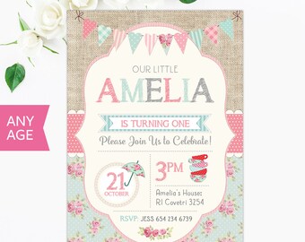 invitations for a tea party