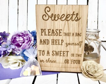 Love is sweet, love is sweet sign, wedding sign, dessert table sign, wedding, wedding decor, wedding signs, take a treat, candy bar sign 5WS