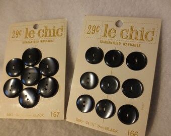 Set of 18 Vintage Buttons on Cards