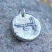 Fly Fishing Pendant, May Fly Charm, Dry Fly Pendant, Rustic Fisherman Gift, Fly Fishing Jewelry, Hand Hammered, Hand Cast Pewter Pendant