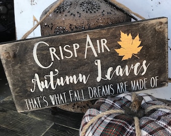 Fall decor - fall sign - thanksgiving - autumn decor - rustic - fall vibes - holiday decor - wood signs - friendsgiving