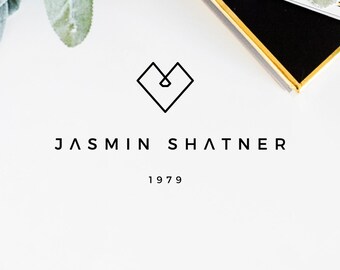 Modern Minimal Elegant Logo - Premade Logo Design - Instant Download