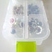 Snap 'n Go Notions Case - On-The-Go Storage Accessory for Knitters and Crocheters - Lime Green