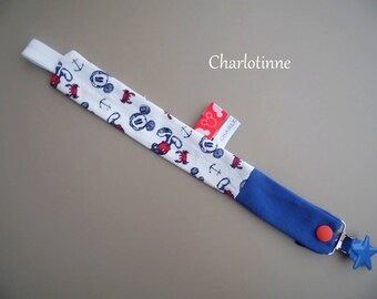 Fabric pacifier ZAttache to personalized with name