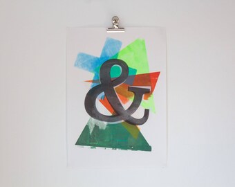 04 & - - Screen Print by the Cledford