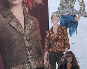 Jacket Sewing Pattern UNCUT McCalls M5176 Sizes 4-10