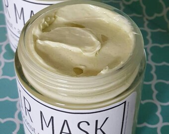 Coconut & Avocado Hair Mask, Deep Conditioning treatment, Organic Hair Mask