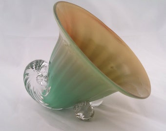 Abler Art Glass studio Cornucopia, John Abler 1992