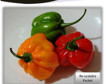 Aji Dulce Sweet Pepper Capsicum Chinense 100 Seeds Packet