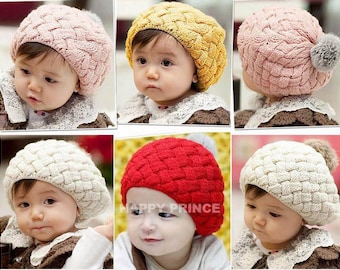 Baby hat, Crochet beanie , winter hat, toddler hat, baby beanie you choose the color.