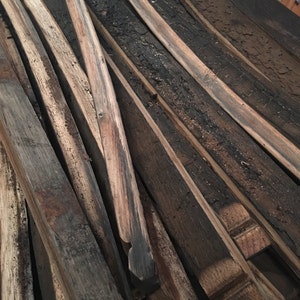 Reclaimed Used Whiskey Barrel Staves