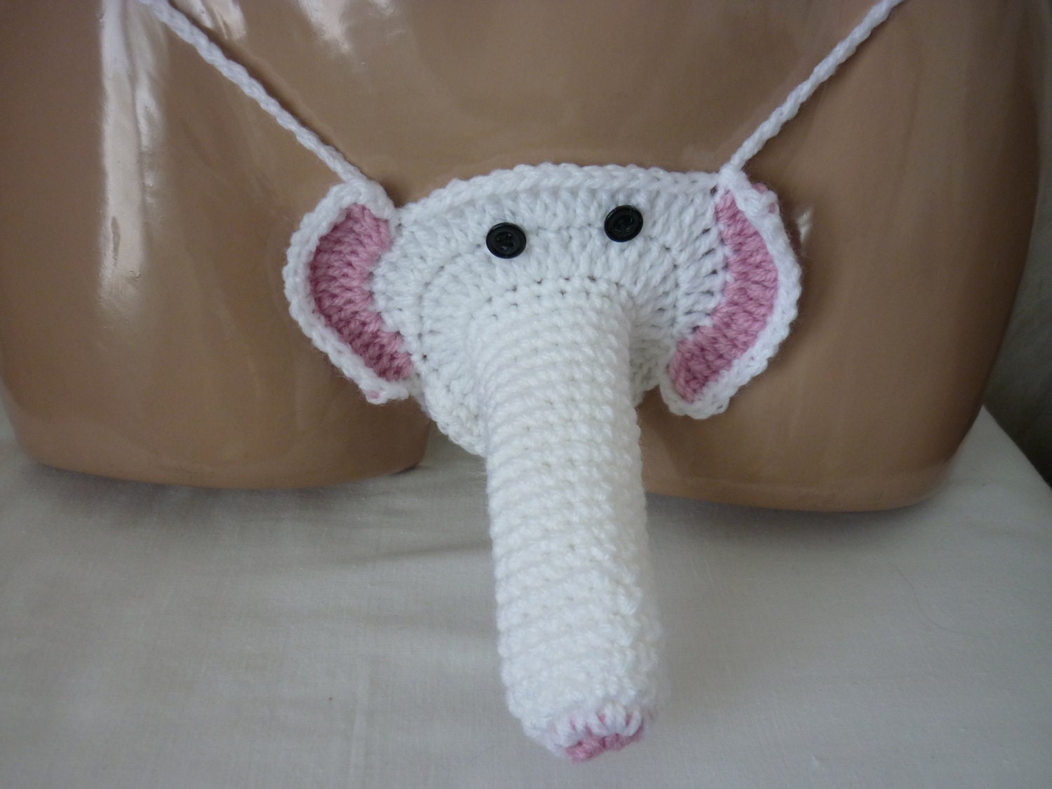 Crochet Elephant Sexy Men's Thong Men thongs string