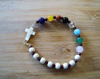 Stretchy Psalm 23 Bracelet L