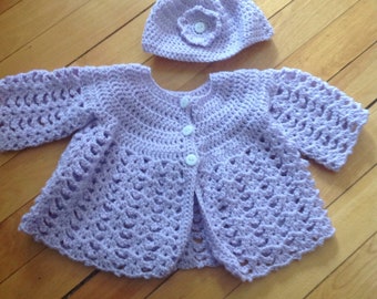 Baby Girl Lac Crochet Set