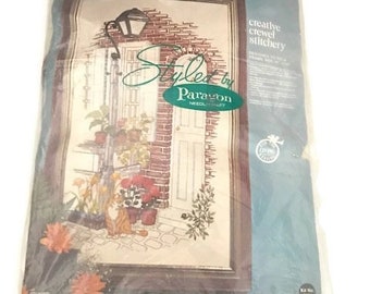 Paragon Needle Craft Creative Crewel Stitchery Kit 14" X 24"