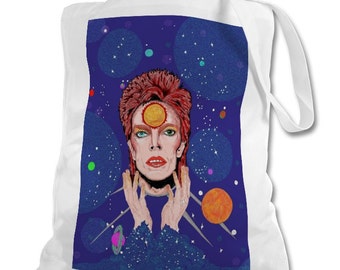 David Bowie tote bag