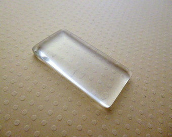 48x24mm - rectangle Cabochon glass 48 x 24 mm - CABRV4824 0980