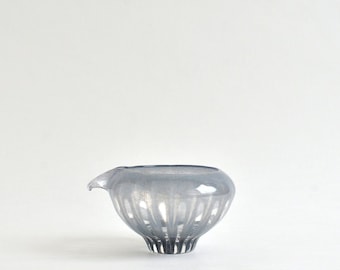 ren;lipped bowl(S;Lavender) ; Hiroy Glass Studio, Hiroy Hanaoka (14005203-01-S02)