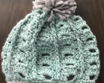 Ladies Slouchy Crochet Beanie