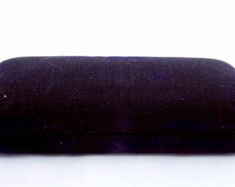 Antique Shabby Velvet Stickpin Pin Jewelry Presentation Box Holder 25418