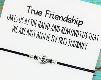 Best Friend Bracelet | Friendship Bracelet | Compass Bracelet | Best Friend Gift | BFF Compass Bracelet | Gift for Best Friend
