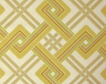 Vintage Wallpaper Linked Squares per meter