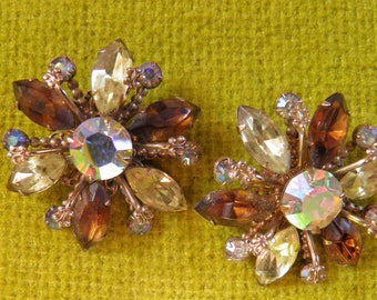 Large Juliana Clip Earrings, Delizza & Elster.