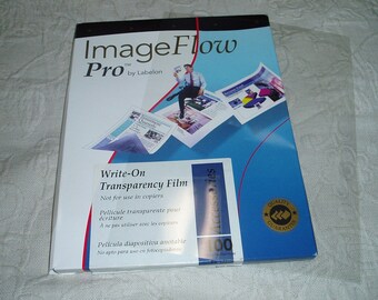 Transparency Film for Paint, Write, or Draw Upon Mixed Media Pack, Art Overlay Transparent Sheet Stencil Projects Collage Pack