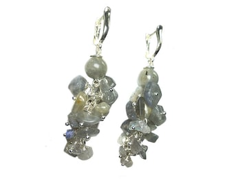 Earrings Labradorite 392 exclusive