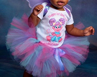 Custom Abby Cadabby Birthday Shirt + Tutu Outfit (any age)