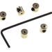 72 Silver Locking Pin Backs, Pin Keeper Locking Keepers, 6 Dozen Sets, Pinback Lock Saver Tool, Lapel Back Vest Cap Hat