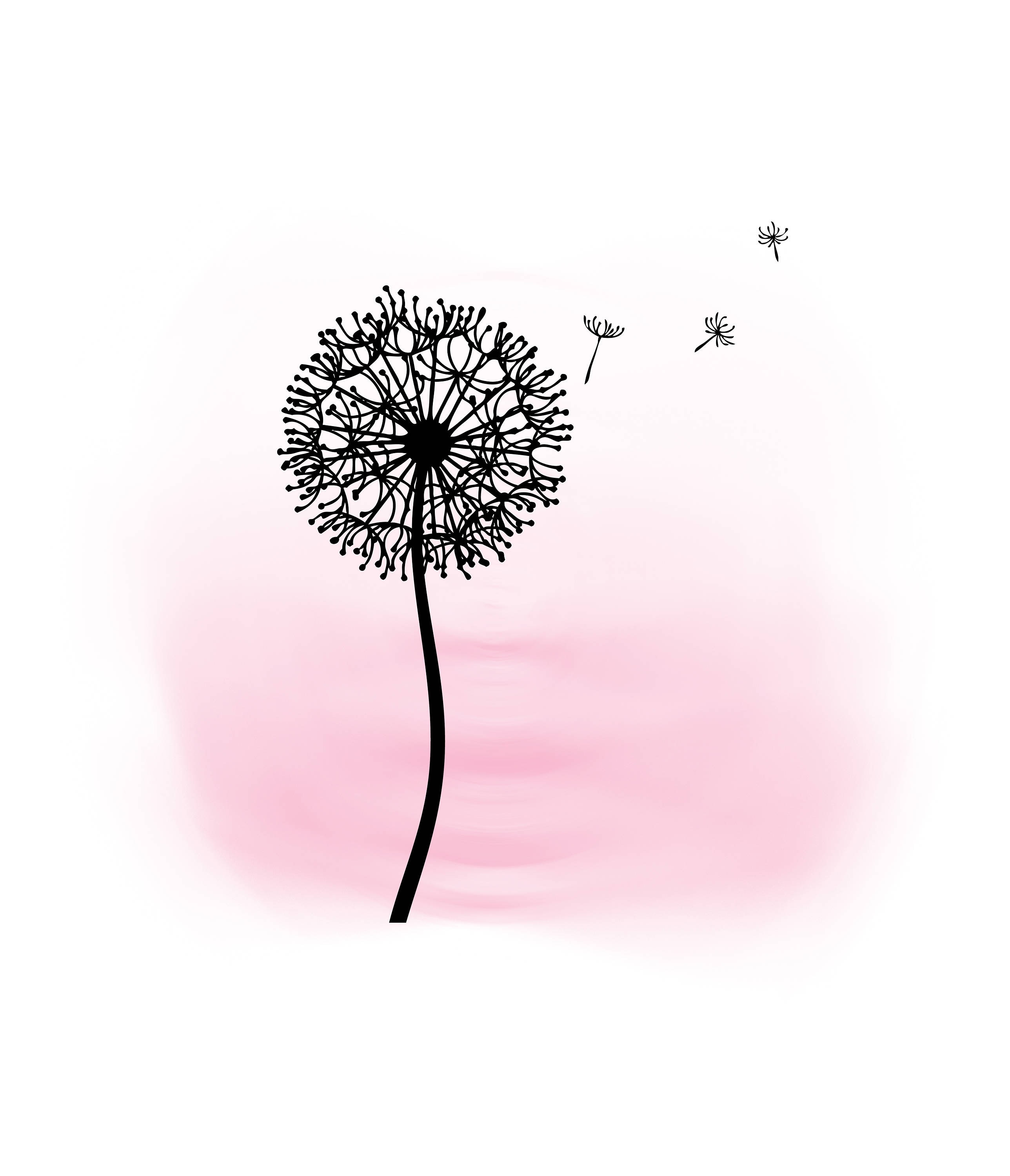 Download Free SVG Custom Single Dandelion Svg clipart Dandelions Svg flow.....