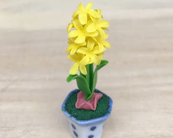 Miniature Flower,Miniature Flower Pot,Miniature Vase,Dollhouse Flower,Miniature Garden,Dollhouse Flower Pot,Dollhouse,Clay Flowers