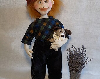 Art doll,hanmade,soft skulpture doll,interiol doll,OOAK Doll,