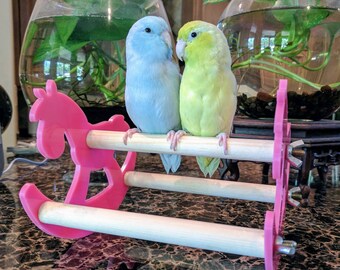 Whimsical Rocking Horse Perch