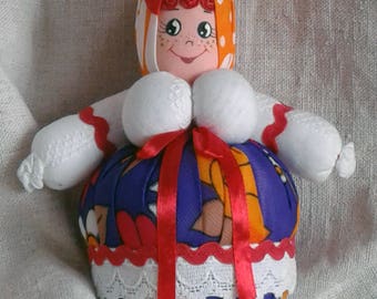 3 Handmade fridge magnet "Motanka"