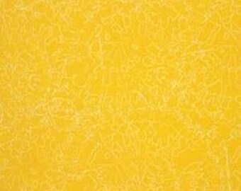 SALE - Kaleidoscope - Yellow Tie-Off from Free Spirit - 1 Yard