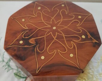 Vintage Lacquer Wooden Box