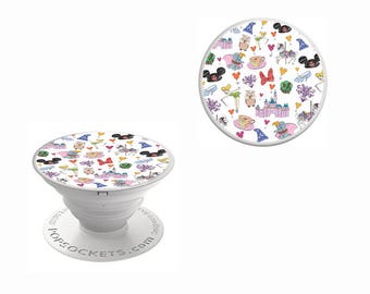 Character Collage Decal for Popsocket | PopSockets Decal | Pop Socket Character Decal | PopSocket NOT INCLUDED