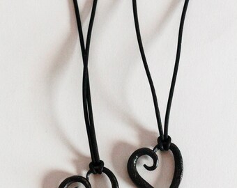 Hand Forged Heart Pendant