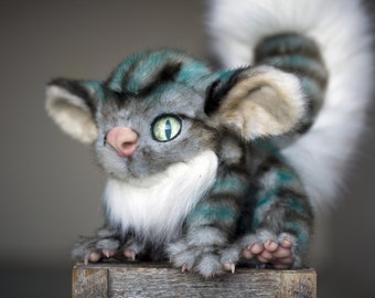 Inspired by Cheshire Cat from Alice in Wonderland - OOAK doll